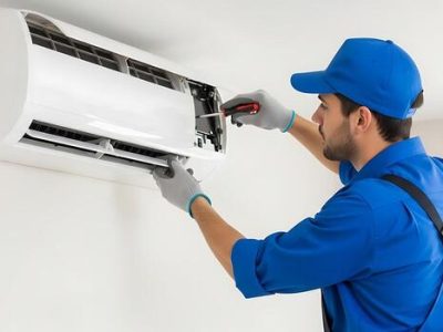 technician-repairing-white-wall-mounted-air-conditioner-in-modern-indoor-setting-free-photo