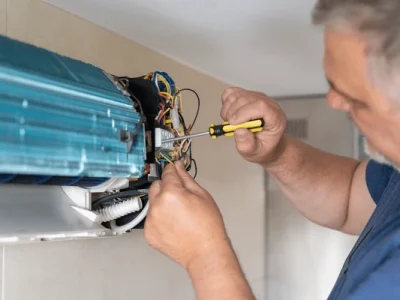 technician-repairs-air-conditioning-unit-600nw-2655140161